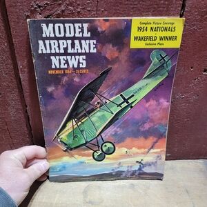 November 1954 Model Airplane News Magazine